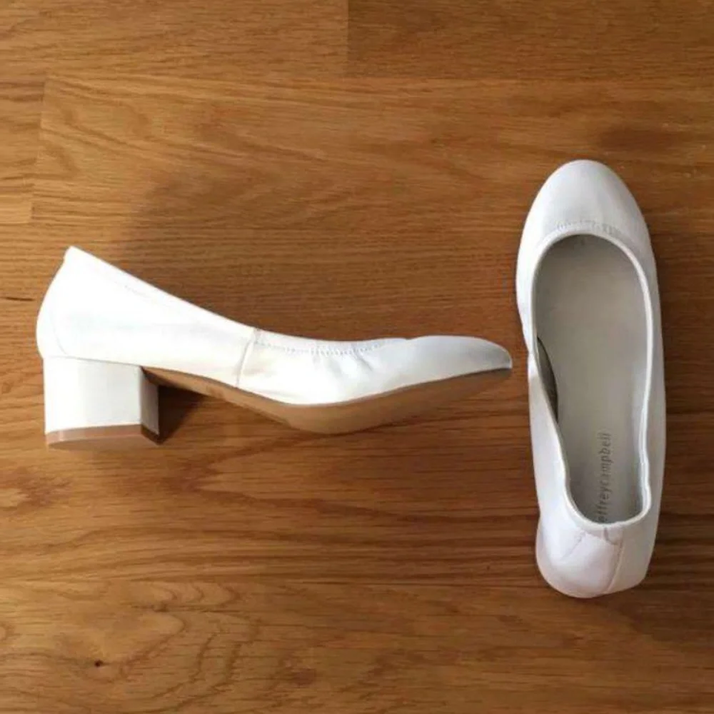 Jeffery Campbell Bitsie size 8 white NEW - Picture 3 of 4
